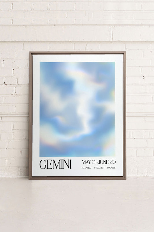 GEMINI, Werk auf gespannter Leinwand