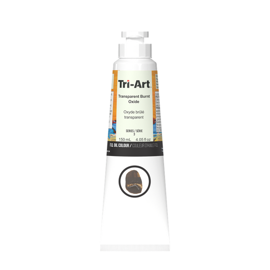 Tri-Art Oil Colours - Transparent Burnt Oxide