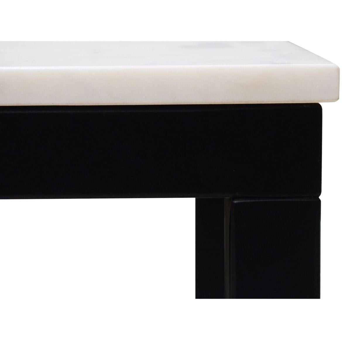 Pemberton Marble Mini Desk White