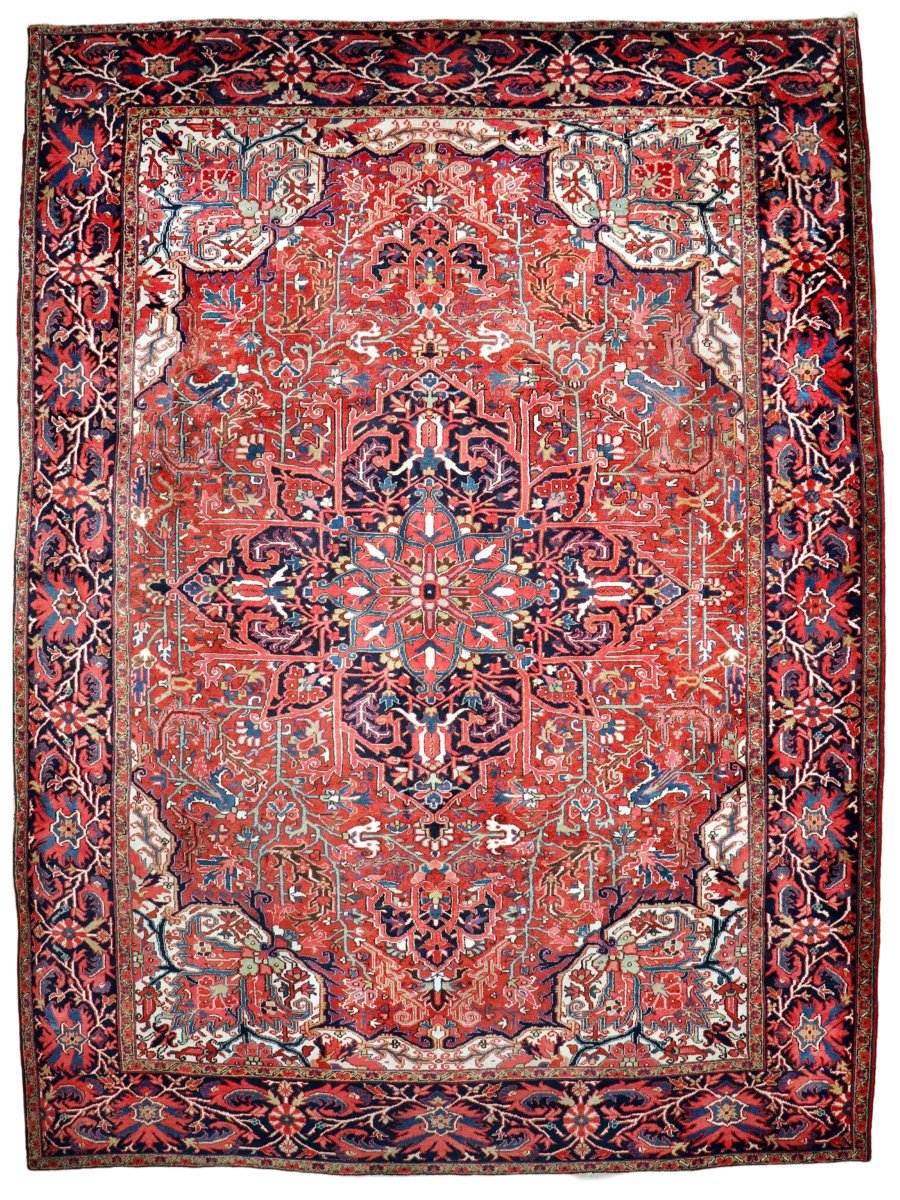 Persian Heriz Rug | 9' 8" x 13'