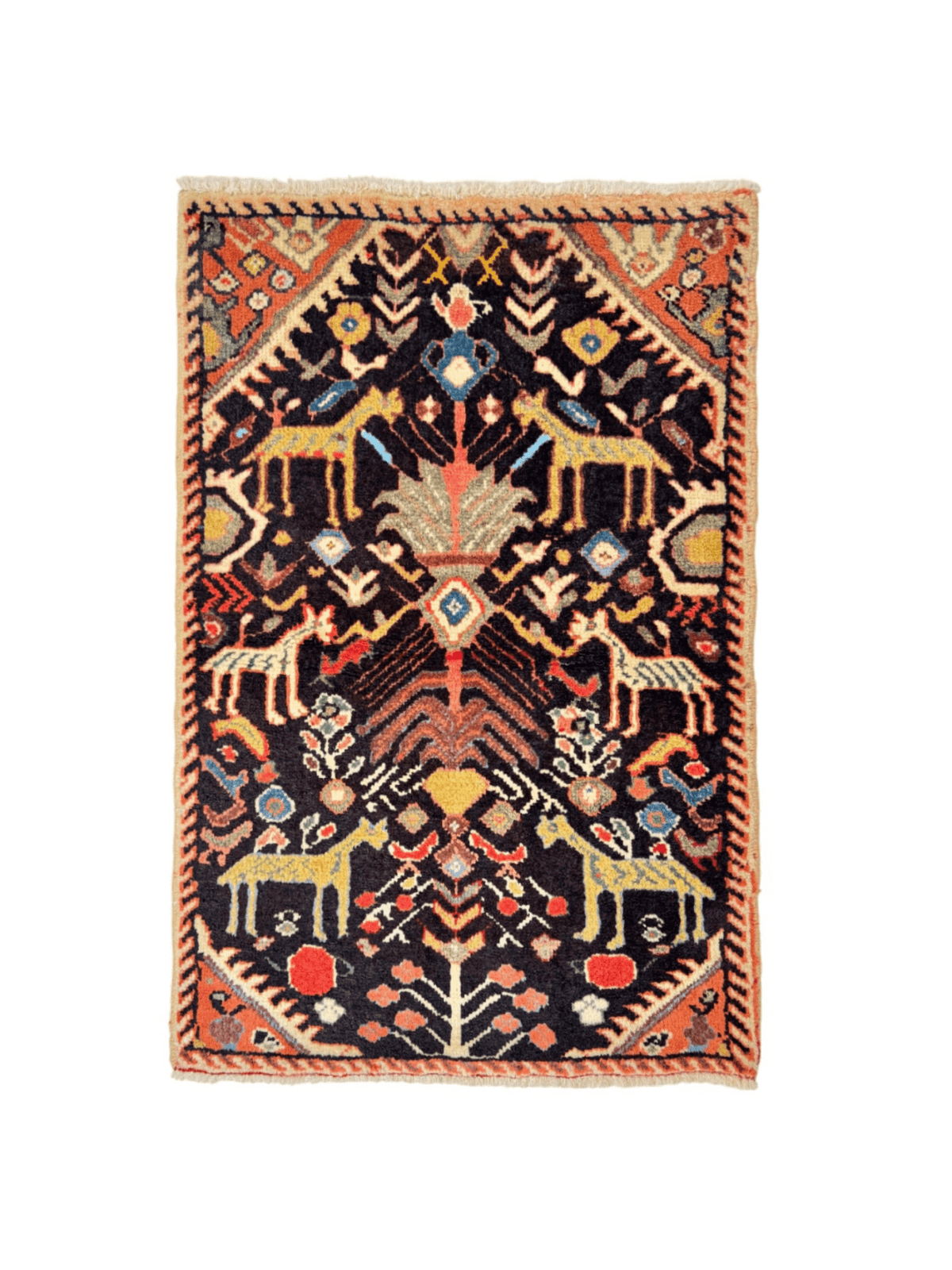 Persian Ilam Rug | 2' 6” x 3' 7"