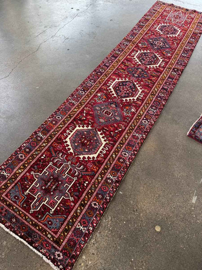 Persian Karaja Runner Rug | 3' 1" x 13'