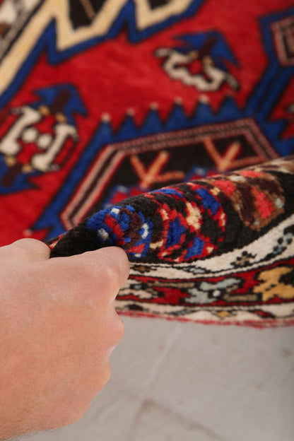 Persian Mazlaghan Rug | 2' 7" x 4' 2"