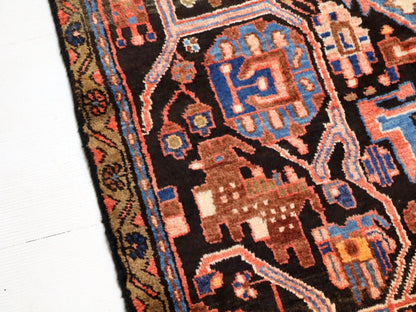 Persian Nahavand Runner Rug | 3' 5” x 8' 4"