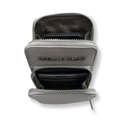 Petit sac à bandoulière en cuir perlé - Marie-Josée