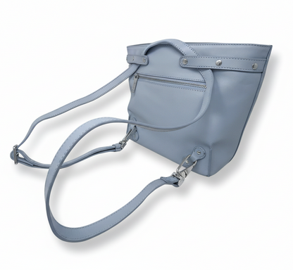 Sac en Cuir Véritable Bleu Pâle | Kelly