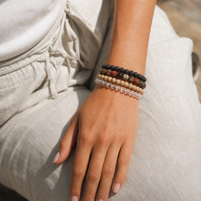 Picasso Jasper Bead Bracelet