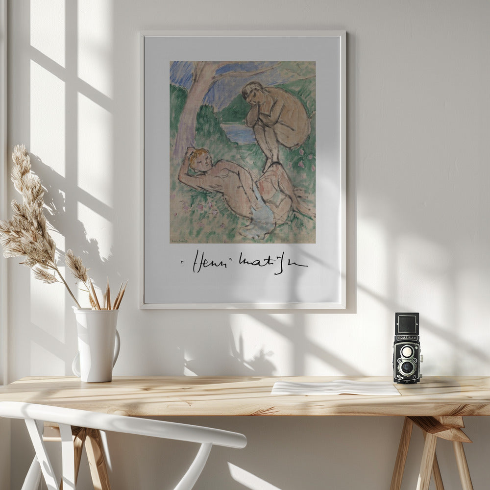 Wall art Baigneurs
