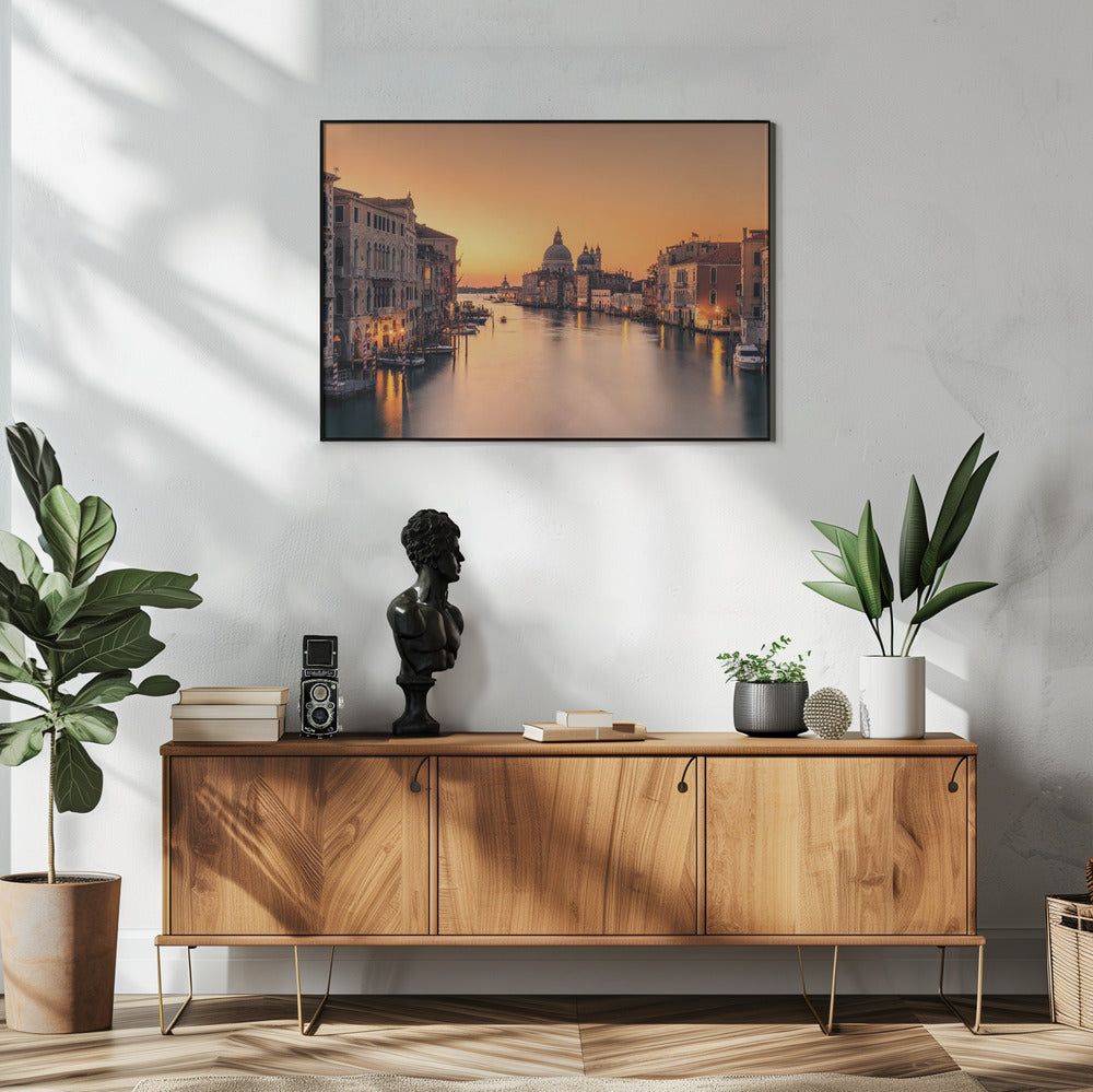 Wandbild Morgenstimmung in Venedig