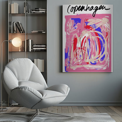 Wandbild Kopenhagenabstrakt5 Größe24x36