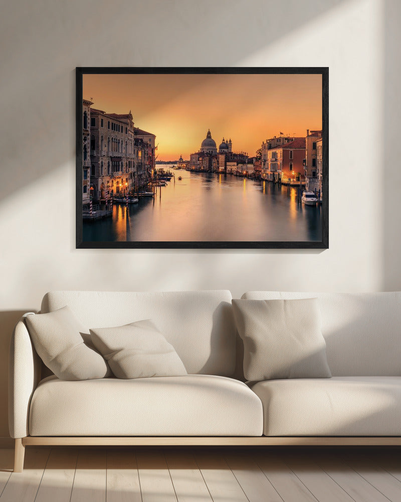 Wandbild Morgenstimmung in Venedig