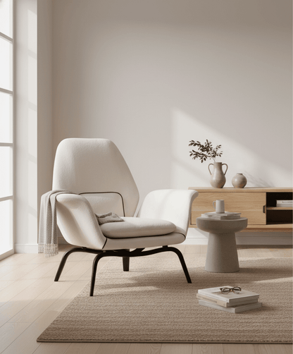PM07 Premium Swivel Relaxation Chair with Ottoman