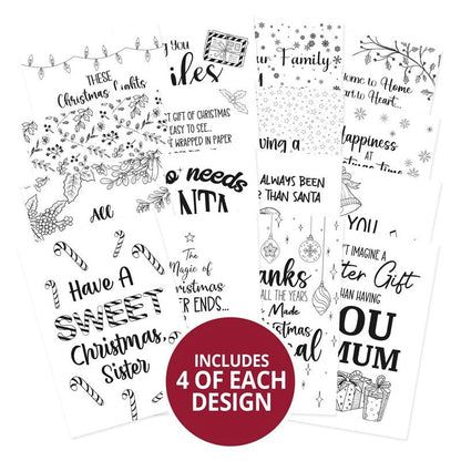 Say It With Style Pocket Pads - Family Christmas
