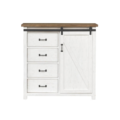 Preston 4 Drawer Chest with 1 Door