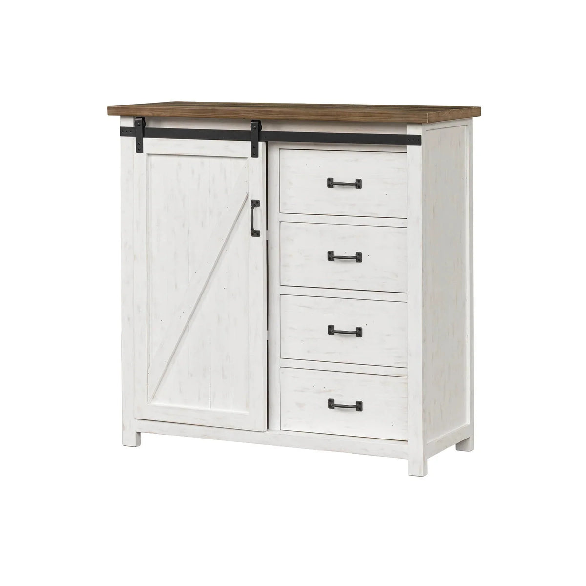 Preston 4 Drawer Chest with 1 Door