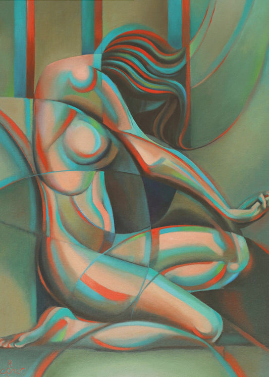 Wandkunst Anaglyphical Roundism - 12-05-22