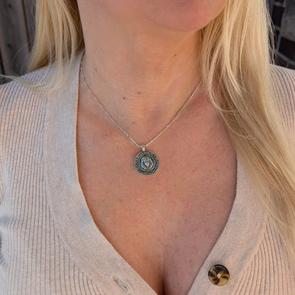 The Shield of Athena | Pendant | Made to Order | Sterling or Gold