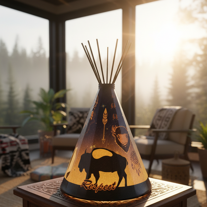 Lonely  Buffalo Lantern