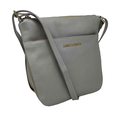 Sac à main en cuir véritable transformable perlé | Josée
