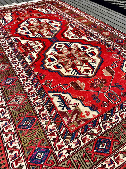 Shirin | 5' 3" x 8' 6" | Vintage Persian Meshkin Rug