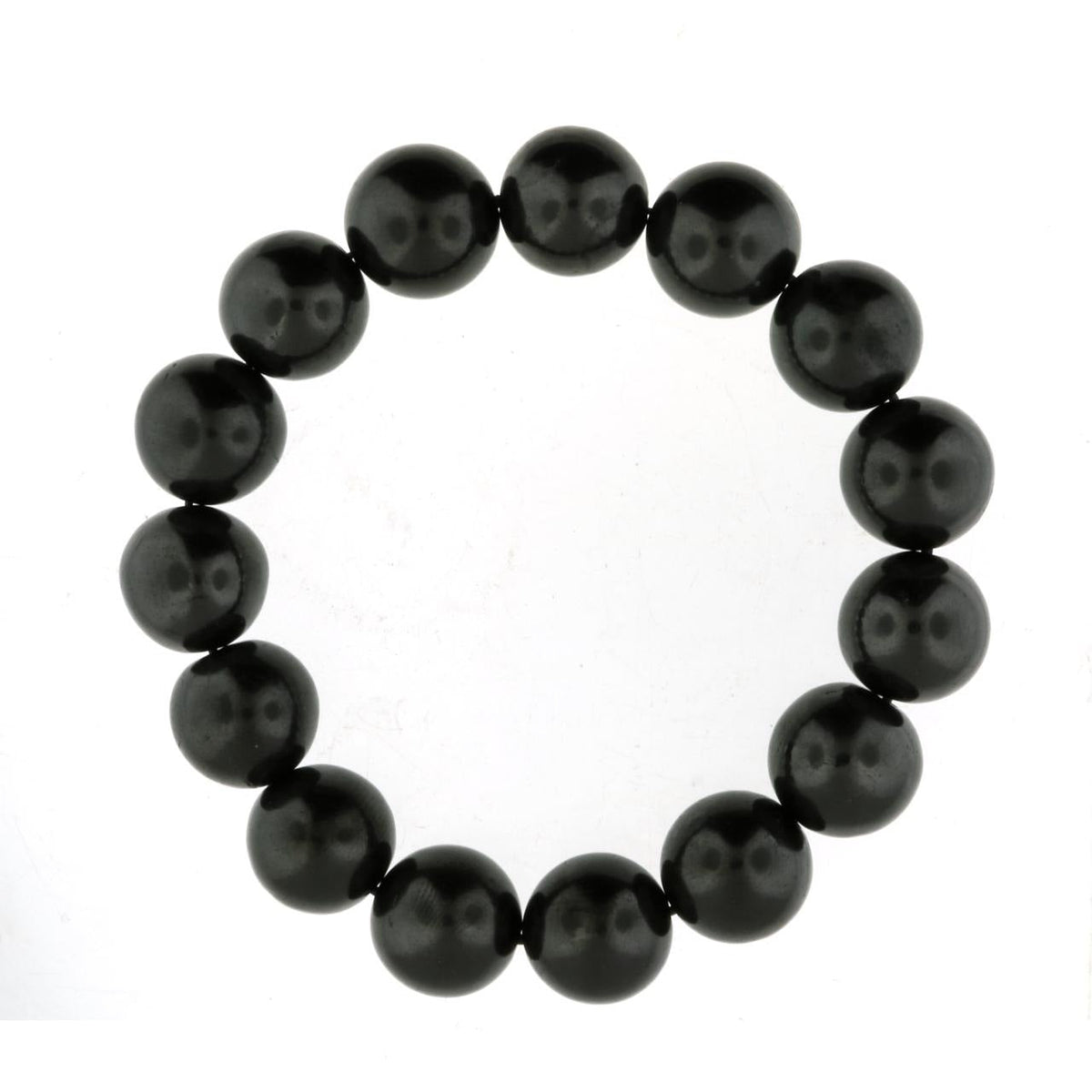 Shungite Round Bracelet - 14mm