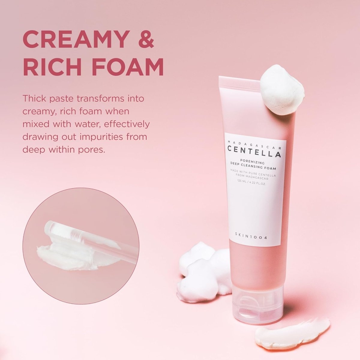 SKIN1004 Madagascar Centella Poremizing Deep Cleansing Foam 125ml