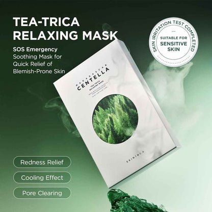 SKIN1004 Madagascar Centella Tea-Trica Relaxing Mask 24ml - 5 Masks