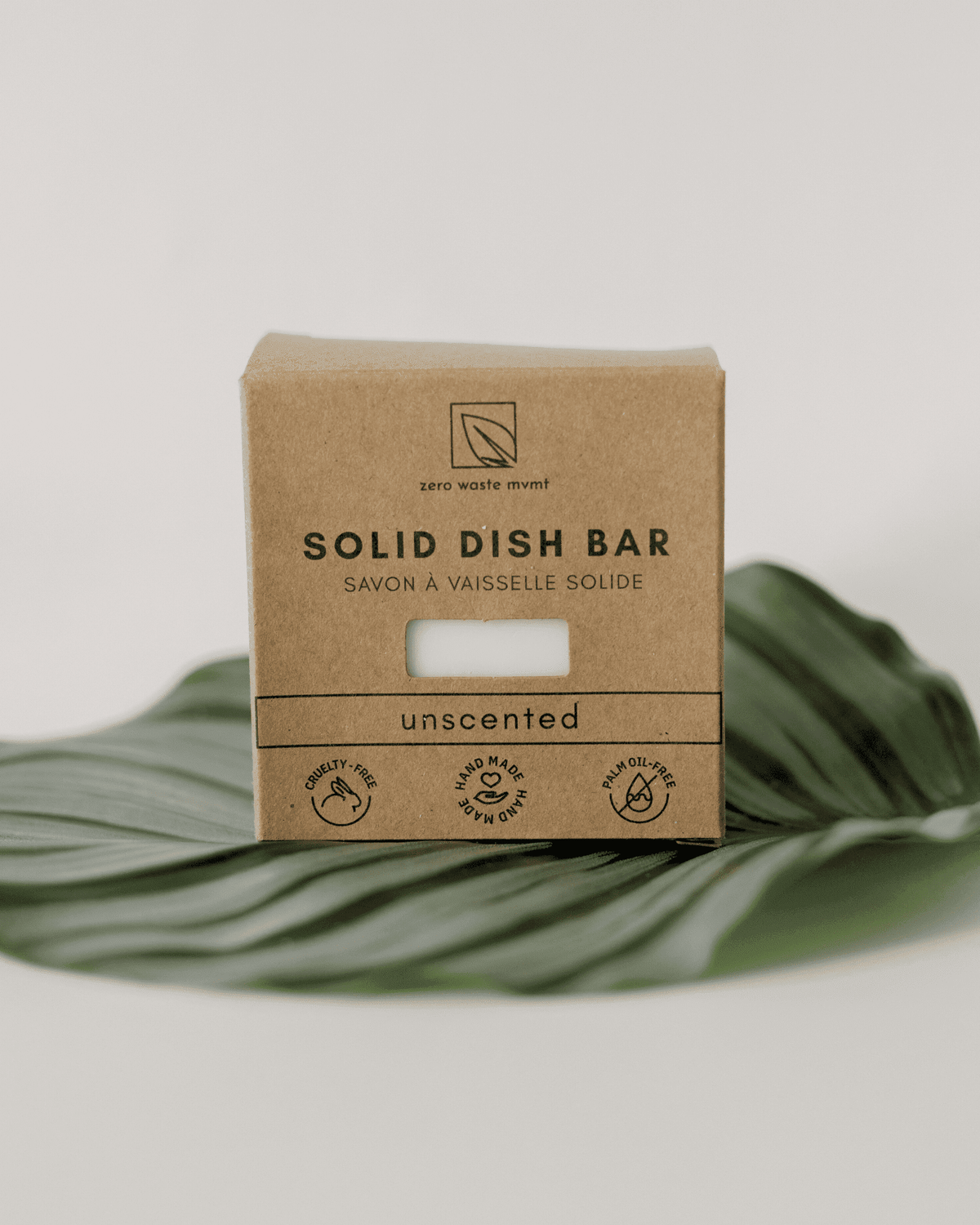Solid Dish Soap Bar | Bergamot + Lime