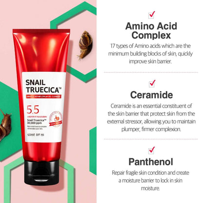 SOME BY MI Snail Truecica Miracle Low Ph Gel Cleanser 100ml