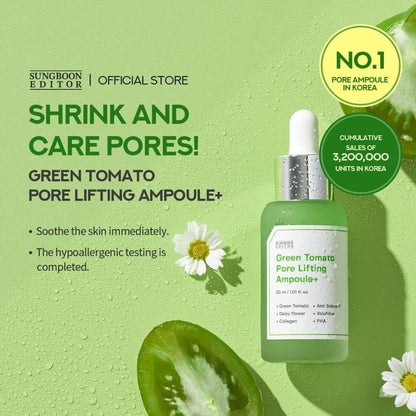 Sungboon Editor Green Tomato Pore Lifting Ampoule+ 30ml