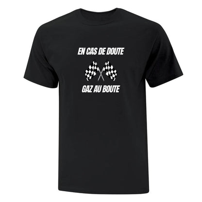 T-shirt "Gaz au boute" imprimé