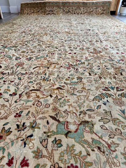 Tabriz Tabatabai Rug | 7' 4" x 13' 1"