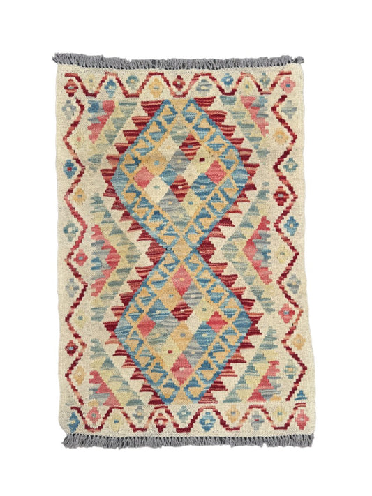 Tiny Afghan Kilim | 2' 1" x 3'