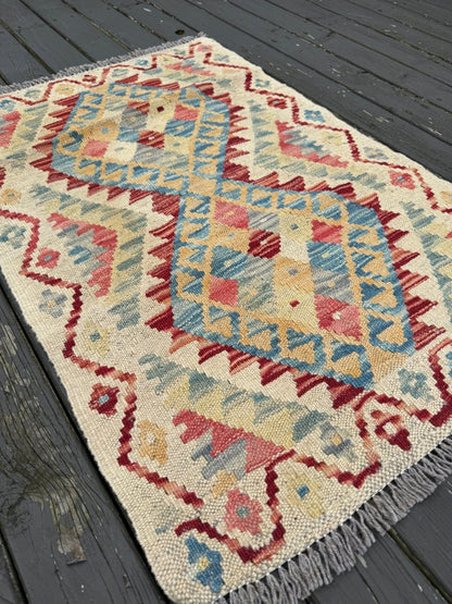 アフガンキリム（小） | 63cm x 91cm