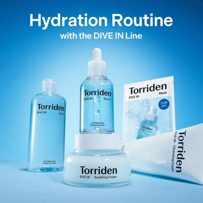 Torriden Dive-In Low Molecular Hyaluronic Acid Soothing Cream 100ml