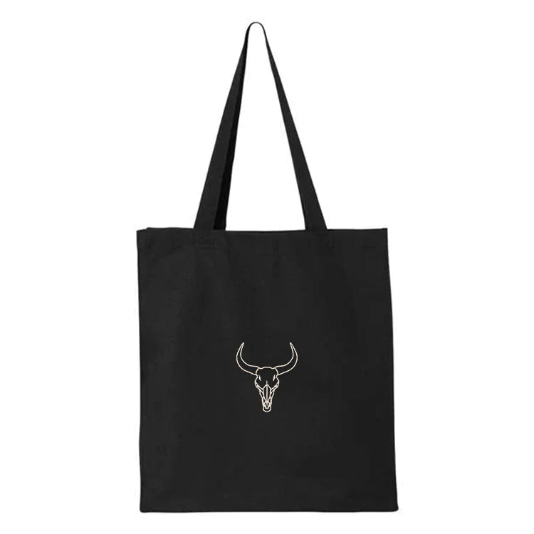 Tote bag Skull brodé