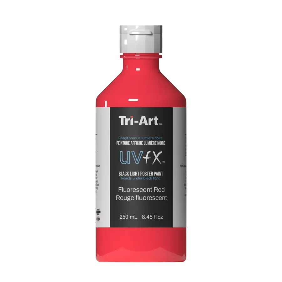 UVFX Black Light Poster Paint - Fluorescent Red