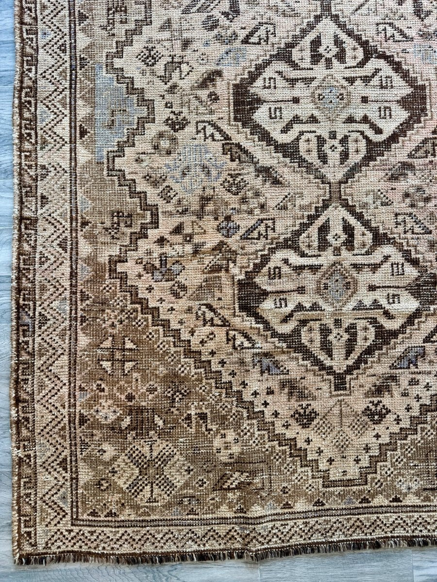 On hold for a client - Vintage Shiraz Rug | 5' 7" x 7' 10"