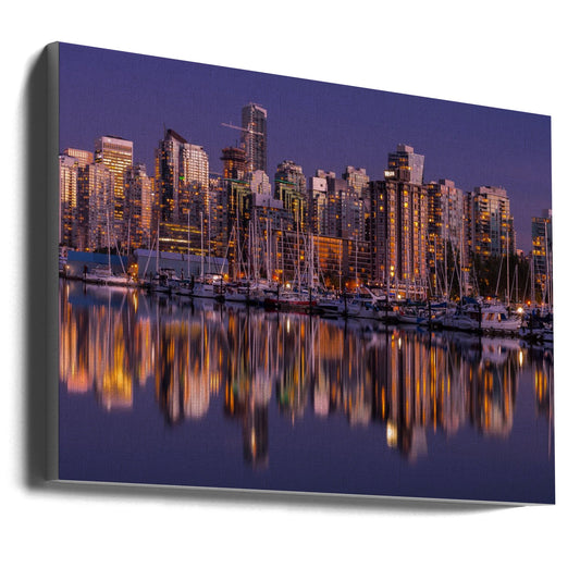 Wall art Glowing Vancouver