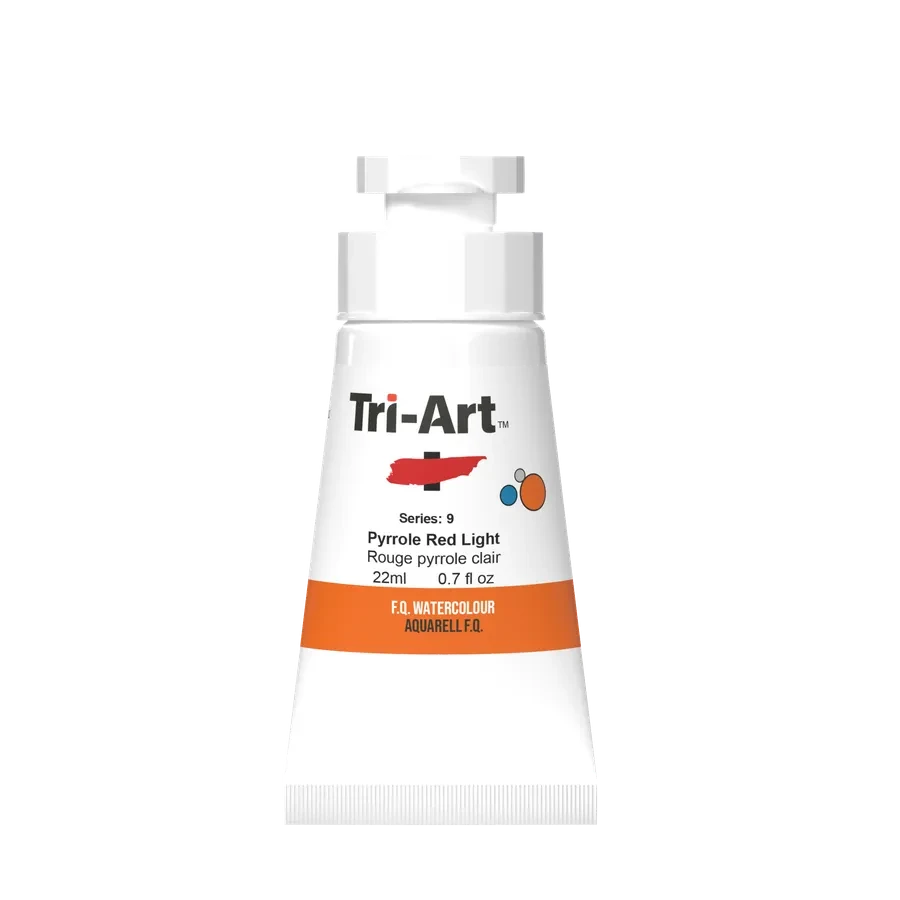 Tri-Art Water Colours - Pyrrole Red Light