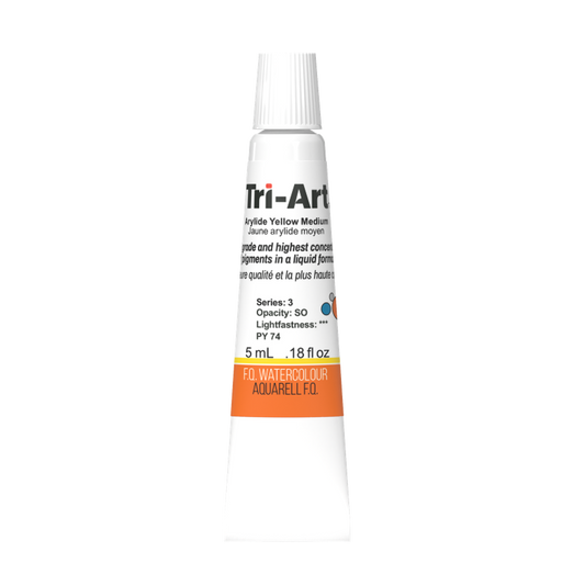 Tri-Art Water Colours - Arylide Yellow Medium