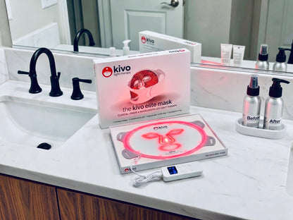 Kivo Elite 4-wavelength Red Light Therapy LED Face Mask